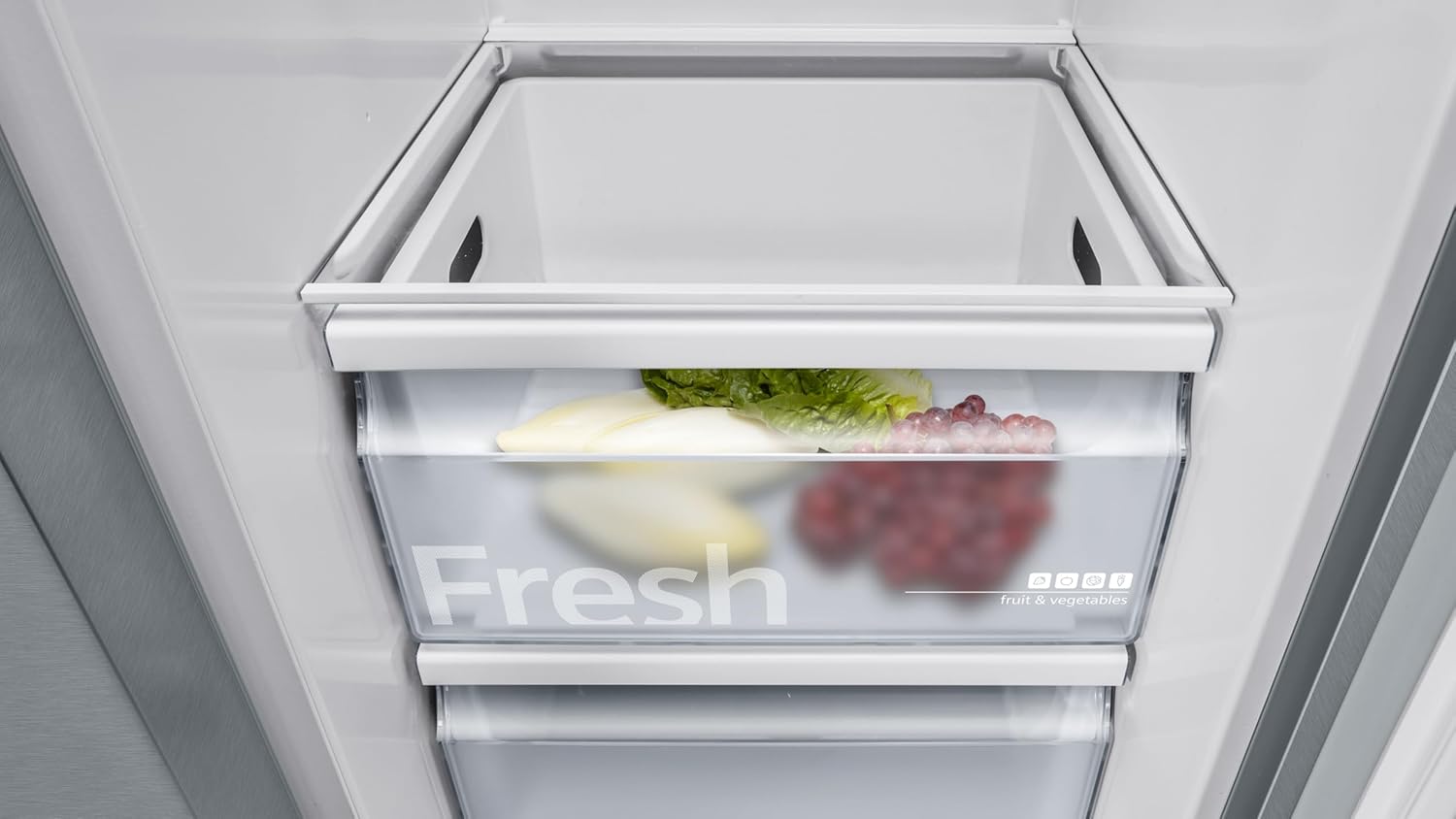 Frigorifero Multic дверный SIEMENS KF96NVPEA iQ300, 183 x 91 cm, 405 L di refrigerazione e 200 L di congelamento, hyperFresh per una freschezza più duratura, noFrost per non sbrinare mai più, superCooling per un raffreddamento più rapido