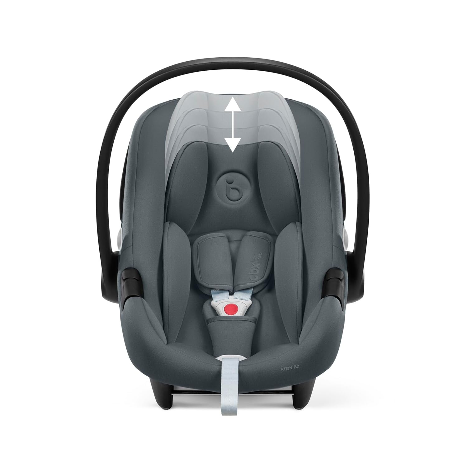 CBX by CYBEX Seggiolino Auto Aton B2 i-Size, Dalla nascita fino a ca. 24 mesi, Max. 13 kg, Inclusivo riduttore neonato, Compatibile con SensorSafe, Rosso