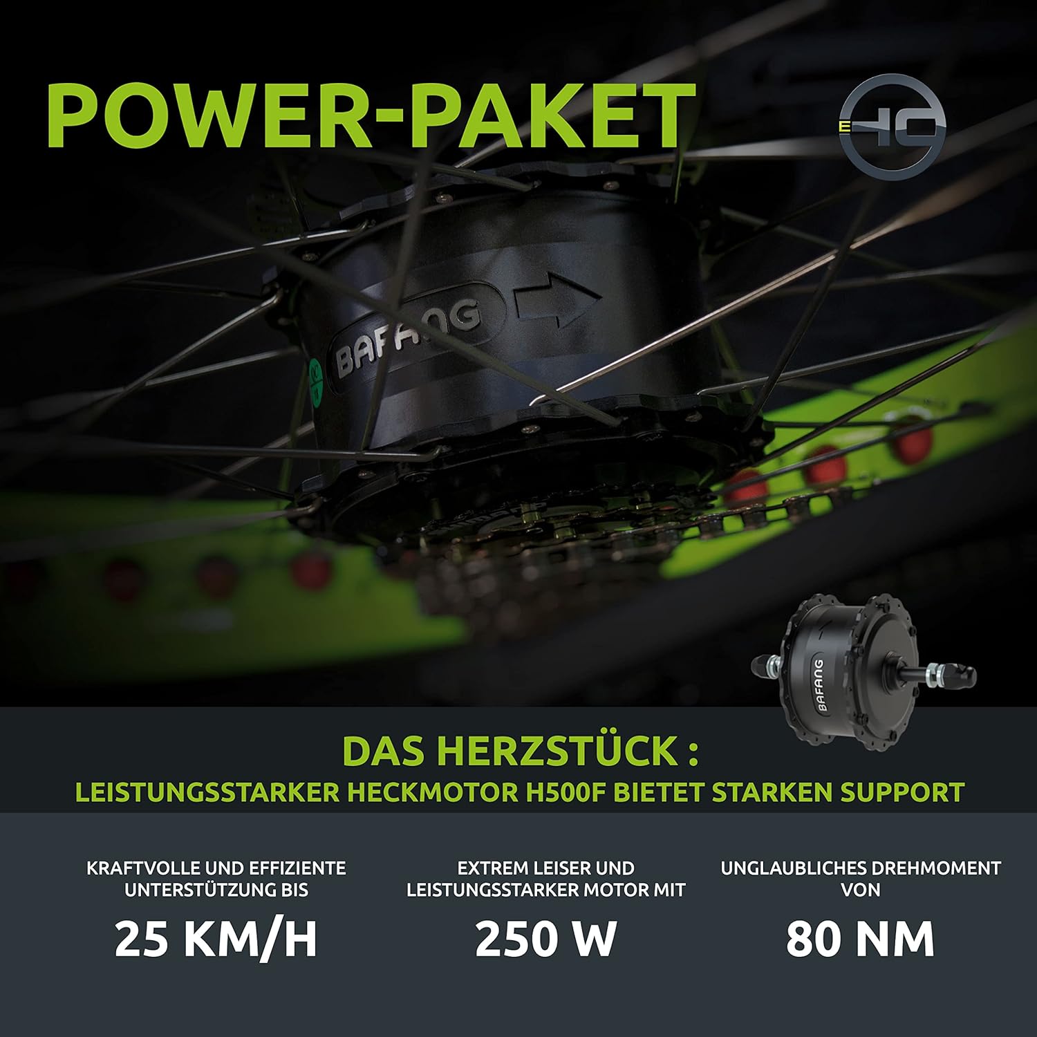 Highphoria Bici Elettrica Adulti, E-Bike 250W 25 km/h con Batteria, Motore Potente, Cambio a Catena, E-Mountain Bike con Forcella Ammortizzata Idraulica Pedelec per Uomo e Donna