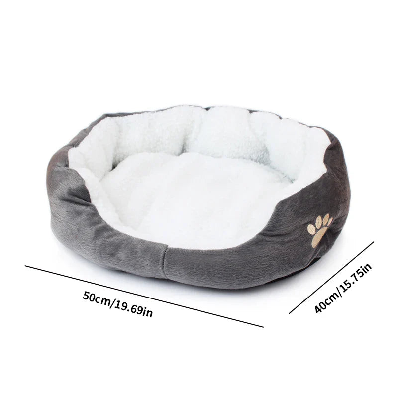 Bequemes Haustierbett für Hunde und Katzen | Kuschelhhle mit dicker PP-Baumwolle | Perfekt für Kleine Hunde und Katzen
