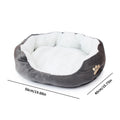 Bequemes Haustierbett für Hunde und Katzen | Kuschelhhle mit dicker PP-Baumwolle | Perfekt für Kleine Hunde und Katzen