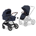 hauck 2in1 Kinderwagen mit Gummireifen Walk N Care Set ab Geburt bis 22 kg + 3 kg Korb, Wanne mit Memory-Knöpfen, Sitz mit Liegefunktion Wendbar Höhenverstellbar, Teleskopgriff, UPF 50+ (Beige)