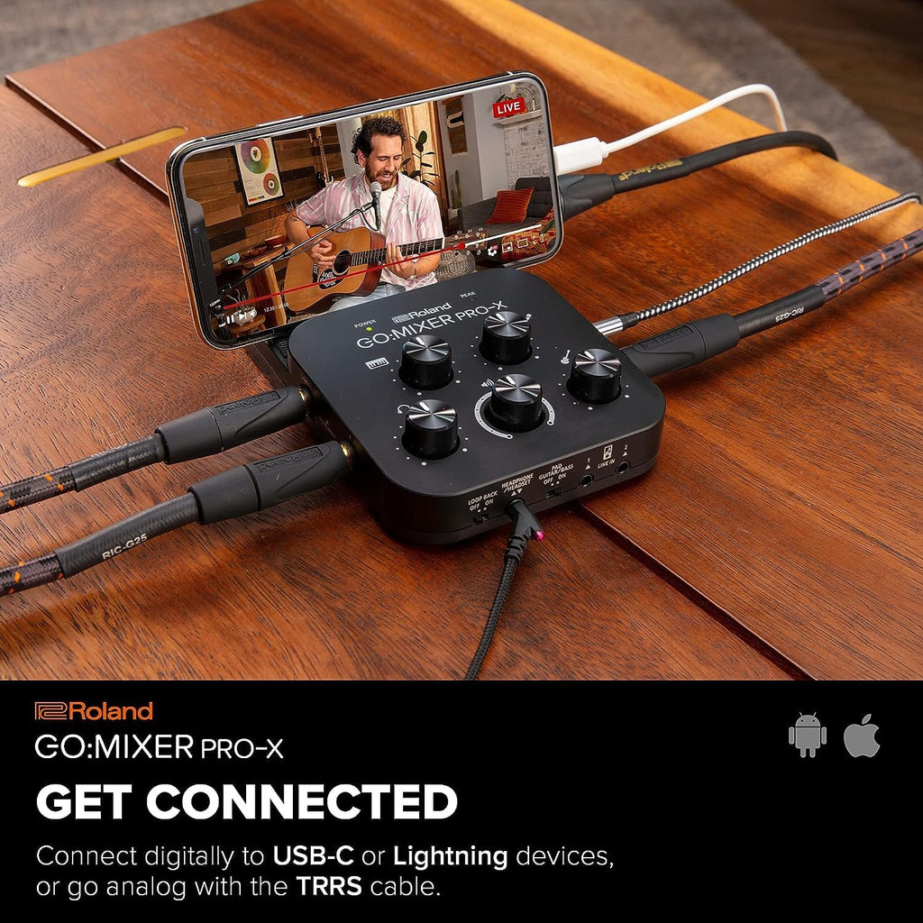 Roland GO:MIXER PRO-X Audio Mixer für Smartphones