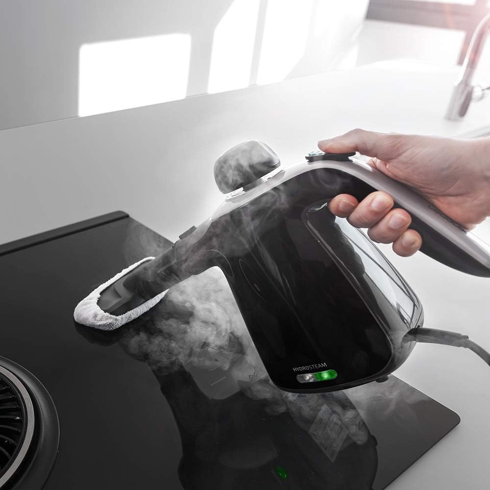 Cecotec Dampfreiniger HydroSteam 2030 Active, 2000 W, Tankvolumen 750 ml, 4 bar Druck, 35 g/min Dampfleistung, Aktionsradius bis zu 6 Meter, Inklusive 12 Zubehrteile