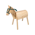 Playtive Cavallo a dondolo in legno vero, regolabile in altezza - Seconda scelta come nuovo
