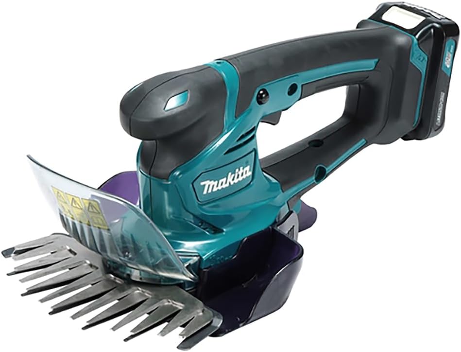 Makita UM600DSMEX Akku-Gras-Strauchschere 12V max, 4,0 Ah, 2 Akkus BL1041B, Ladegerät DC10SB, inklusive Schnittgutsammler