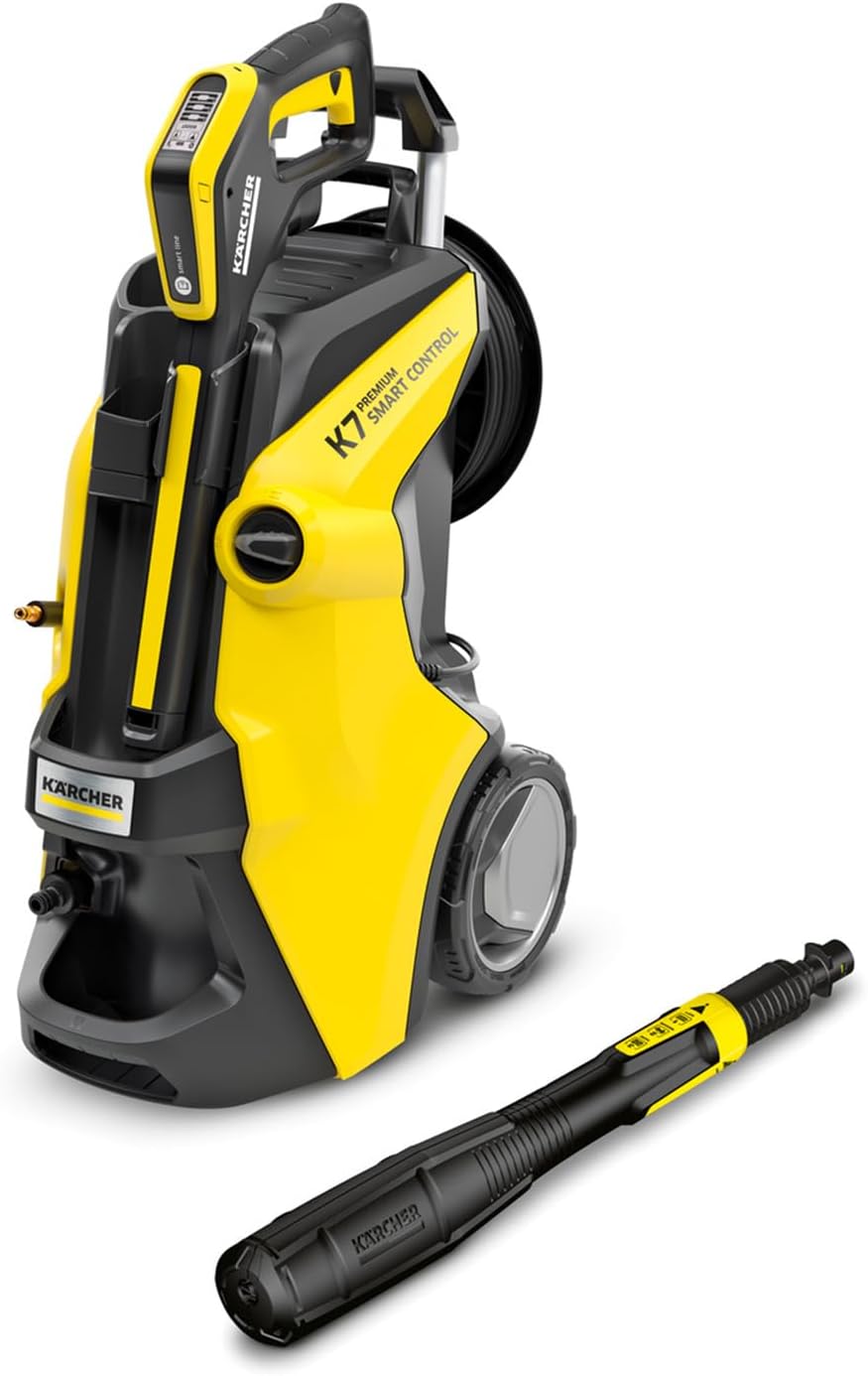 Idropulitrice Krcher K 7 Premium Power Home, pressione: 180 bar, portata: 600 l/h, resa oraria: 60 m/h, potenza: 3.000 W, avvolgitubo, con pistola, ugello rotante, lancia VarioPower