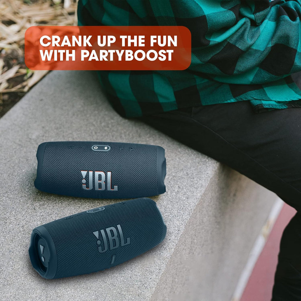 JBL Charge 5 altoparlante Bluetooth nero – Boombox portatile e impermeabile con power bank integrato – Fino a 20 ore di riproduzione musicale wireless con una sola carica della batteria