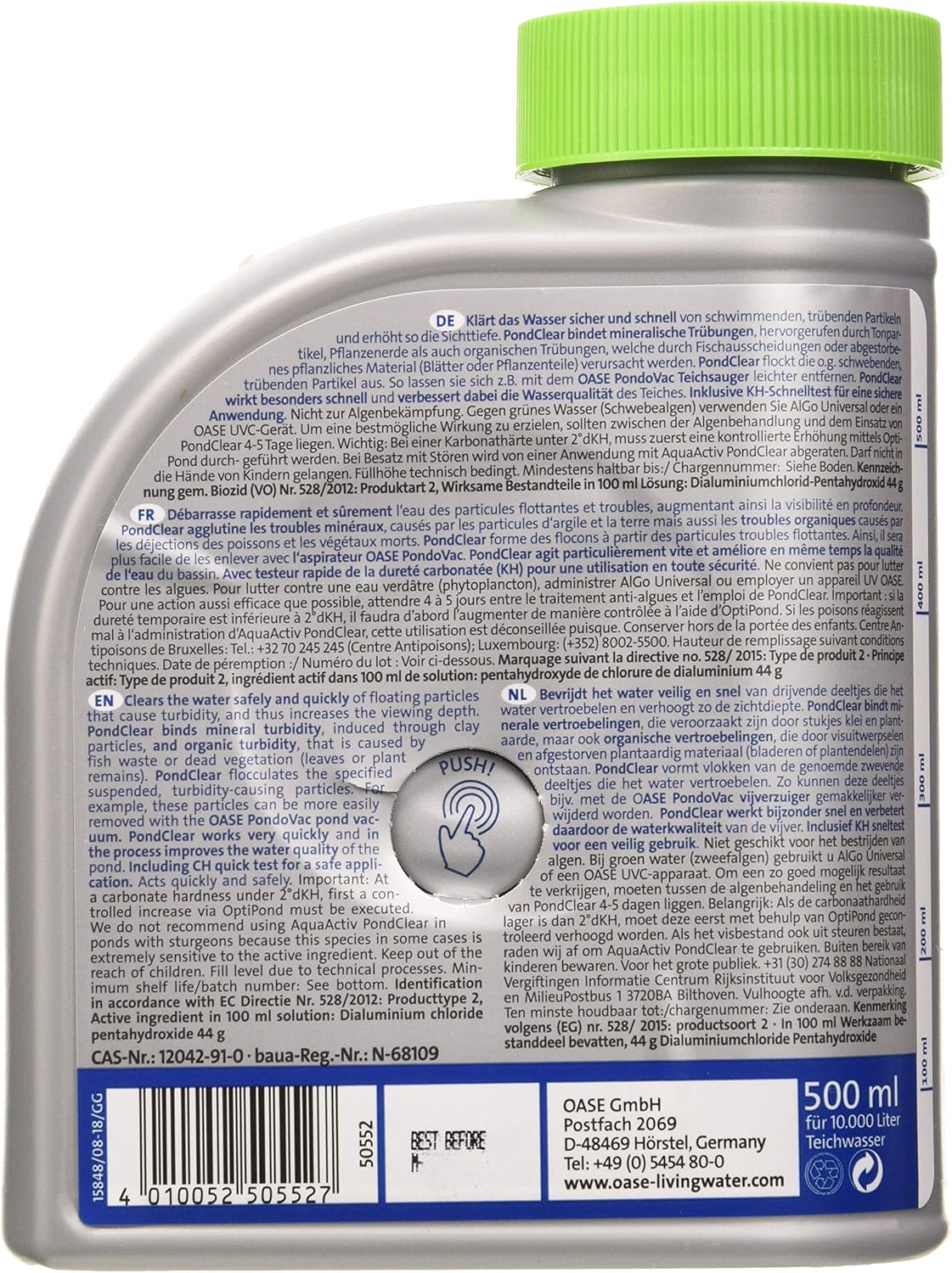 Oase 50170 SwimSkim CWS & Söll 14432 FilterstarterBakterien hochreine Mikroorganismen für Teiche 500 g - natürliche Filterbakterien aktivieren die Biologie der Filter im Gartenteich