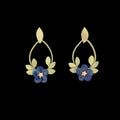 Orecchini a perno ovali Forget-me-not primaverili