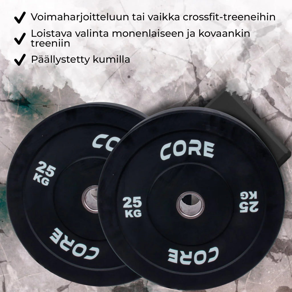 Core 2x Bumper Plates 5-25 kg