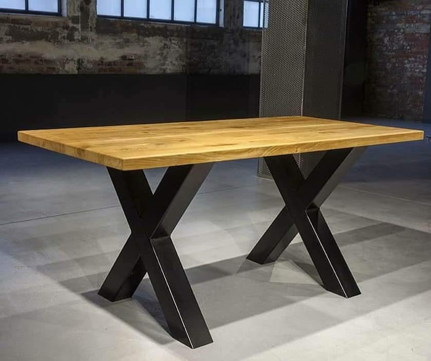 Serie UNA | Tavolo in legno massello - solo piano senza base - Rovere - diverse dimensioni e colori | Lunghezza: 160 - 300 cm | Larghezza: 90 - 100 cm