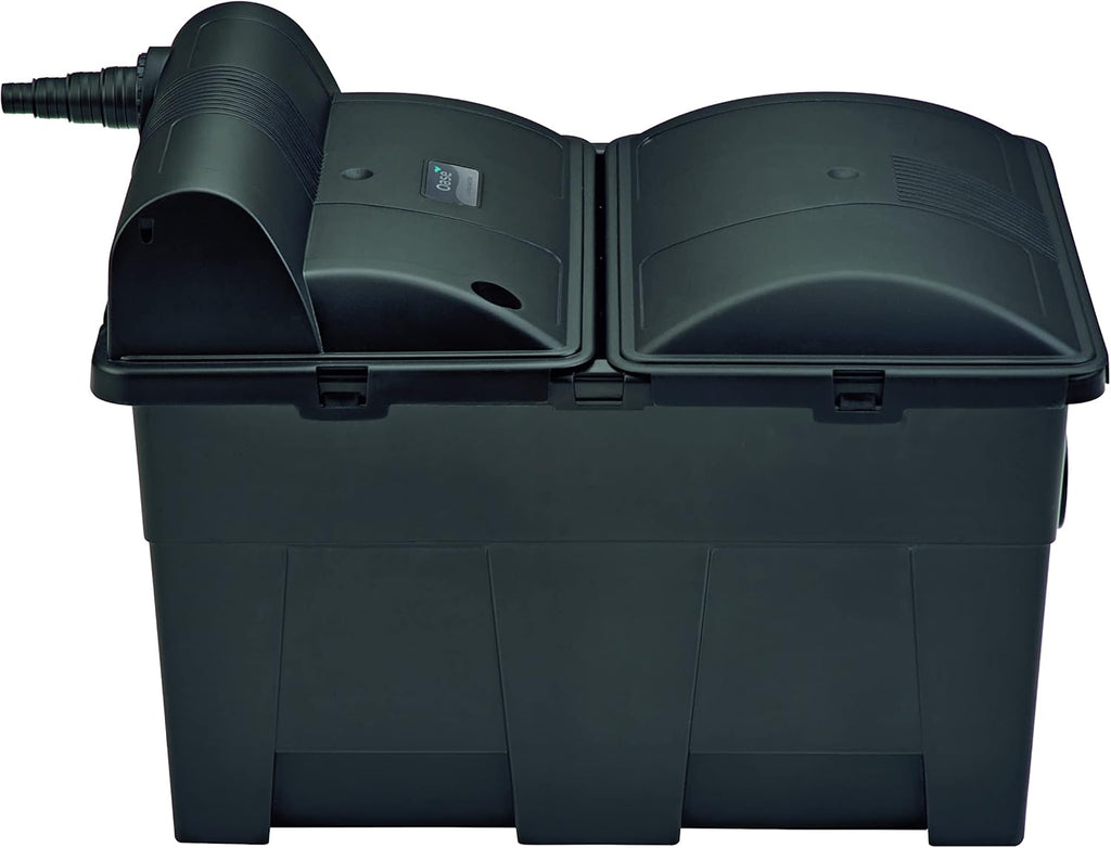 OASE 51096 Pompa per filtro e ruscello AquaMax Eco Classic 5500, portata 5300 l/h, pompa per ruscello a risparmio energetico, pompa per laghetto, filtro, pompa, ruscello, grigio scuro