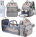 Inclusive LittleOnes Wickeltasche mit Wickelstation, Babytasche für Jungen und Mädchen, wasserdichtes Oxford, großes Fassungsvermögen, USB-Ladeanschluss, Schnulleretui, reisefreundliche und