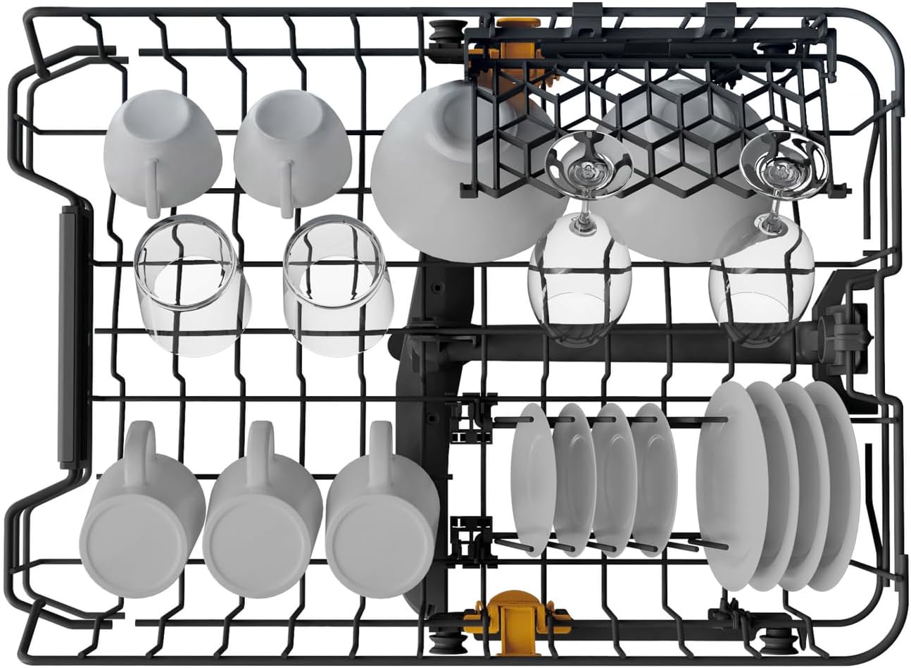 Bauknecht BK6FC11BS7A0X Vollintegrierbarer Geschirrspüler (45 cm)/ ActiveDry/Sensorprogramm/PowerClean/Besteckschublade/Hygiene-Programm/Vollwasserschutz/Multizone/Startzeitvorwahl