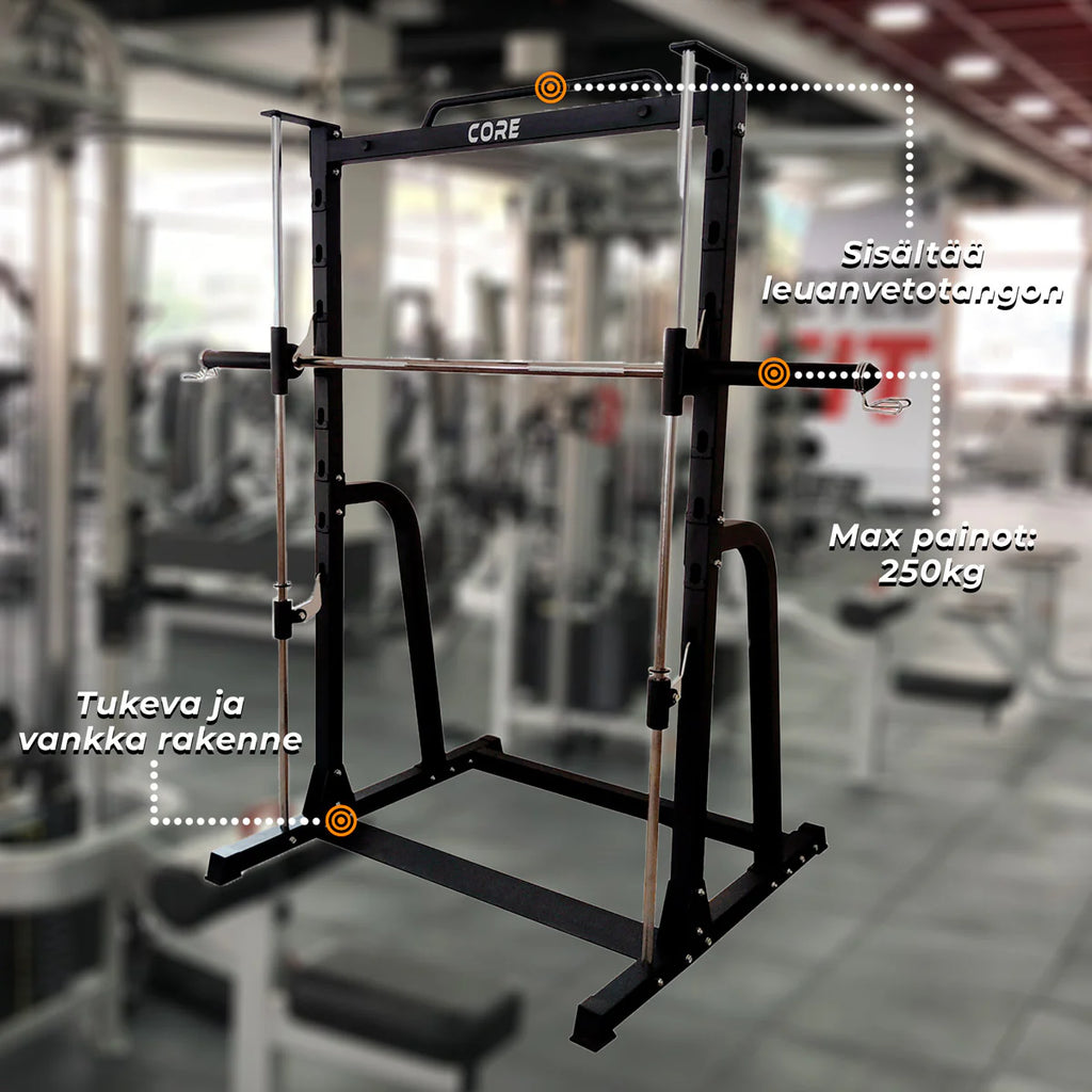 Rack per squat Core con Smith Machine