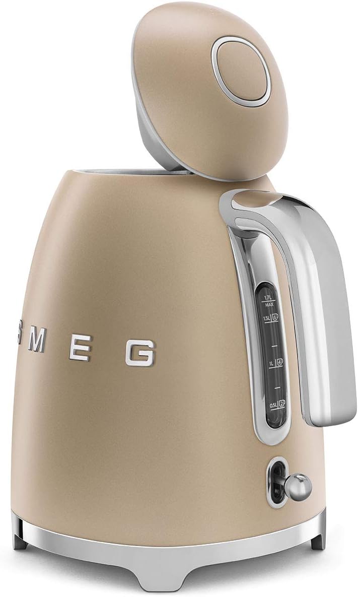 Smeg, 2x2 TSF01CREU - Tostapane, 2 scomparti per 2 fette, 6 livelli di doratura, funzione riscaldamento, funzione scongelamento e bagel, vassoio raccoglibriciole, 950W, Crema