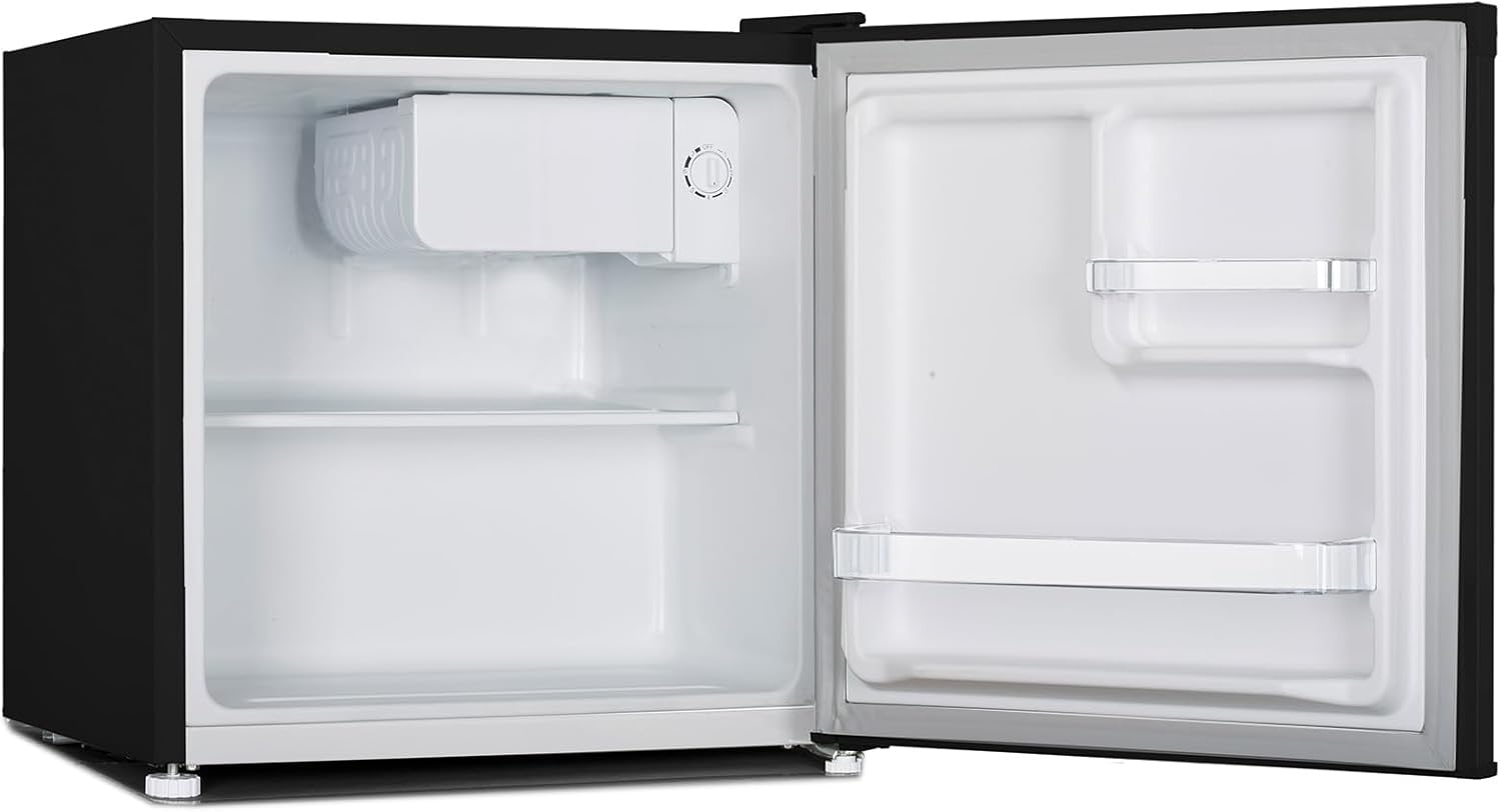 CHIQ Mini Bar Fridge 46 L, Mini Fridge, 49.6 x 47.4 x 44.7 cm (H x W x D), E Energy Consumption 80 kWh per Year, Very Quiet 39 dB