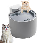 PJDDP Kabelloser Katzenbrunnen, Leiser Trinkbrunnen Für Katze, 2.2L Trinkbrunnen Für Katze Keramik Trinkbrunnen Schüssel Für Katze Und Hunde,Schwarz,3000mAh