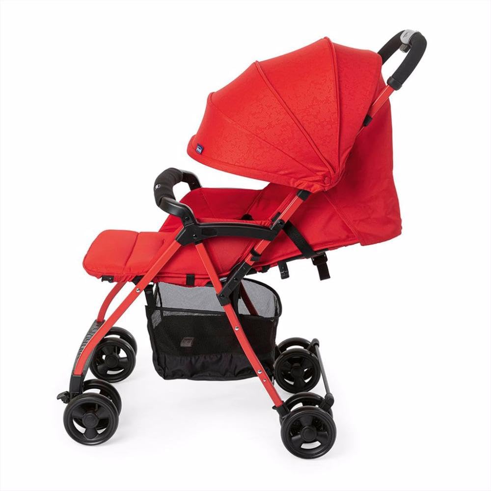 Chicco OHlalà 3 Ultra-Leichtgewicht Kinderwagen von Geburt bis 15 kg, Liege- und Faltbuggy mit großem Einkaufskorb, Kompakt, Regenschutz und Ausziehbares Verdeck