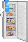 Bomann Congelatore a pozzo | Congelatore verticale | Congelatore | Capacità netta 168 litri | Porta reversibile | Scomparto congelatore 4 stelle | GS 7340 inox
