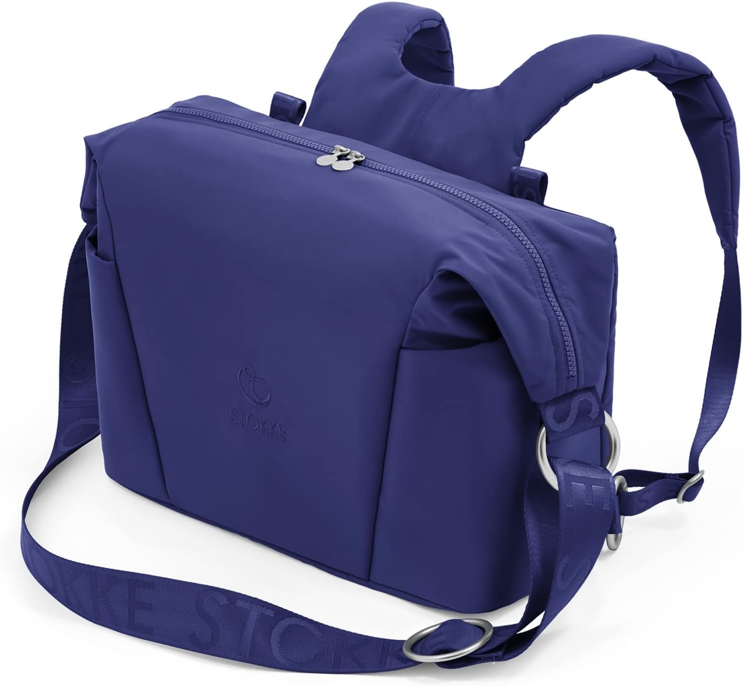 Stokke Xplory X Wickeltasche – Trageoption als Schultertasche oder Rucksack – Inklusive faltbarer Wickelunterlage & Beuteltasche – UPF 50+, wasserabweisend, leicht zu reinigen