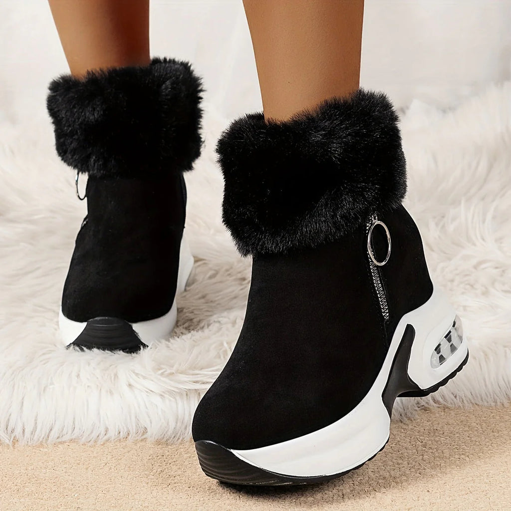Komfortable Stiefel mit Seitenreiverschluss