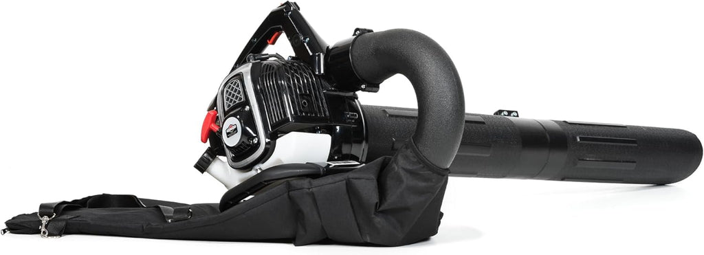 NAX Power Products Soffiatore/Aspiratore a Benzina NAX 950V Motore 25 cm3 0,75kW Sacco Raccolta 40l Prodotto con licenza Briggs & Stratton