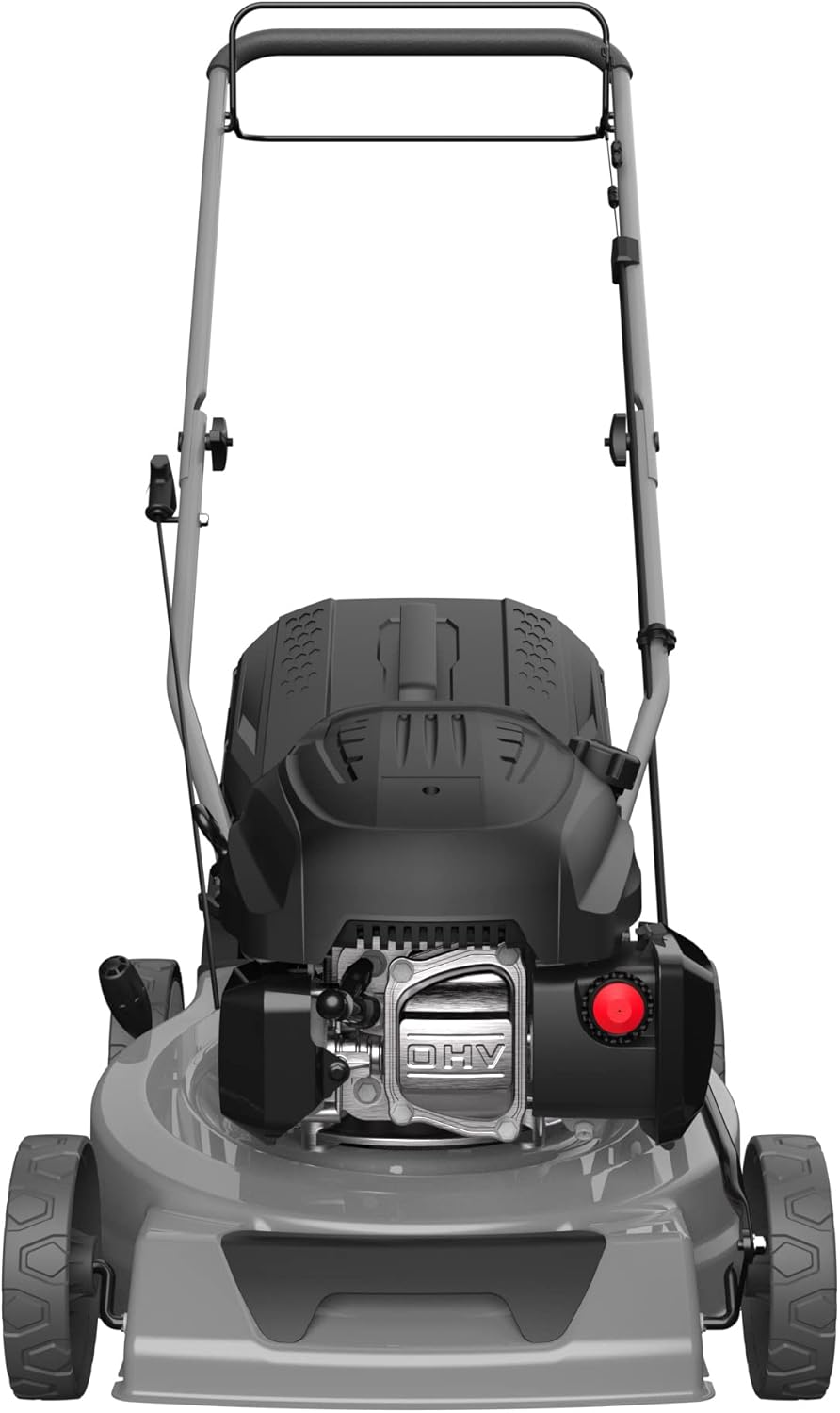Güde Benzin Rasenmäher Eco Wheeler 415 R 3in1 mit Antrieb Radantrieb | 42cm | 144,3ccm | 3PS | Leichtstart | 40 Liter Korb | Stahlgehäuse | 6-fache Verstellung | Mulchfunktion | Reinigungsanschluss