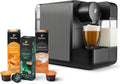 Tchibo Cafissimo „milk“ Kaffeemaschine Kapselmaschine inkl. 30 Kapseln für Caffè Crema, Espresso, Kaffee und Milchspezialitäten, Schwarz