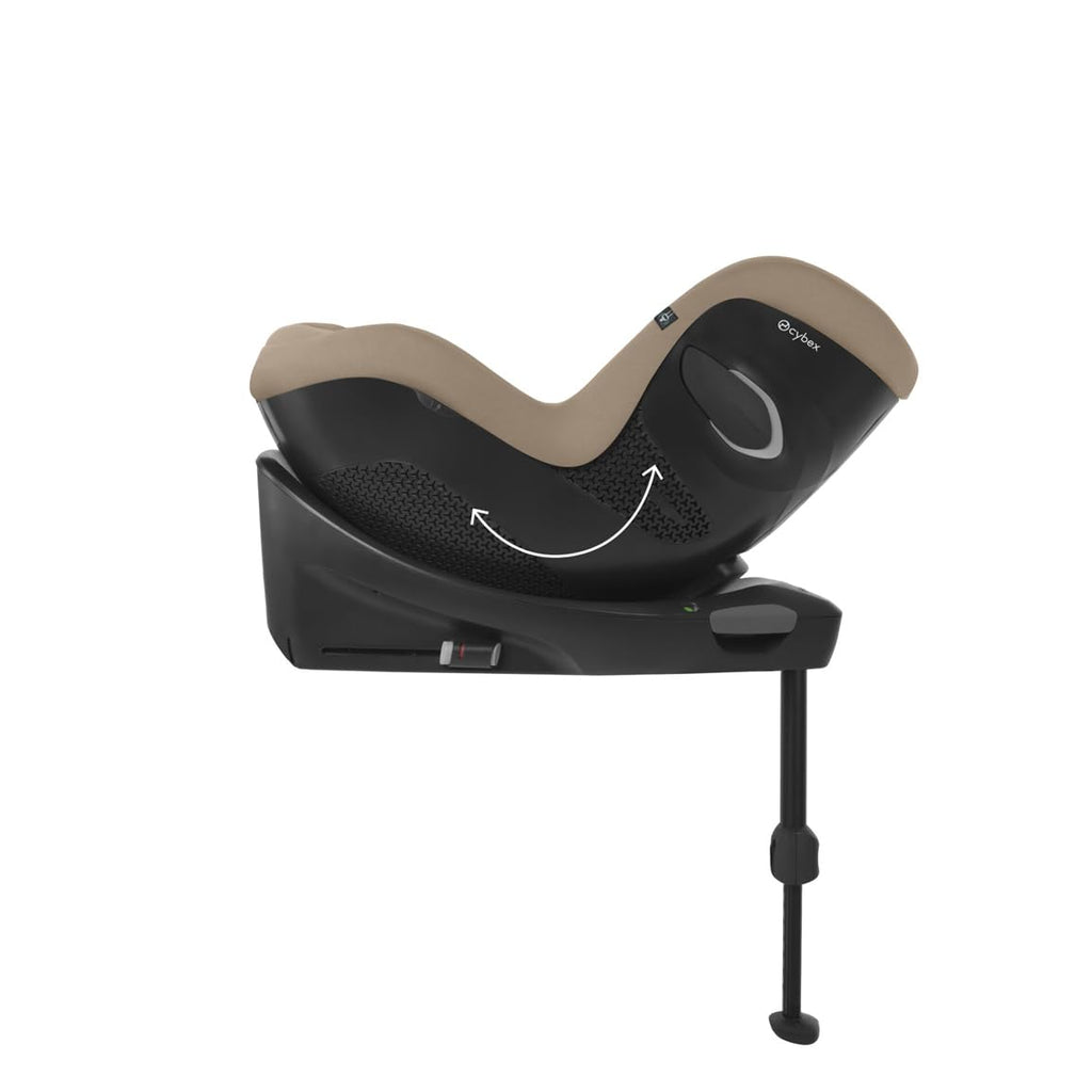 Seggiolino auto CYBEX Gold Sirona Gi i-Size Plus con base, Da 3 mesi a 4 anni circa (Dalla nascita con inserto per neonati), Max. 20 kg, 61-105 cm (Da 40 cm con inserto per neonati), Stormy Blue