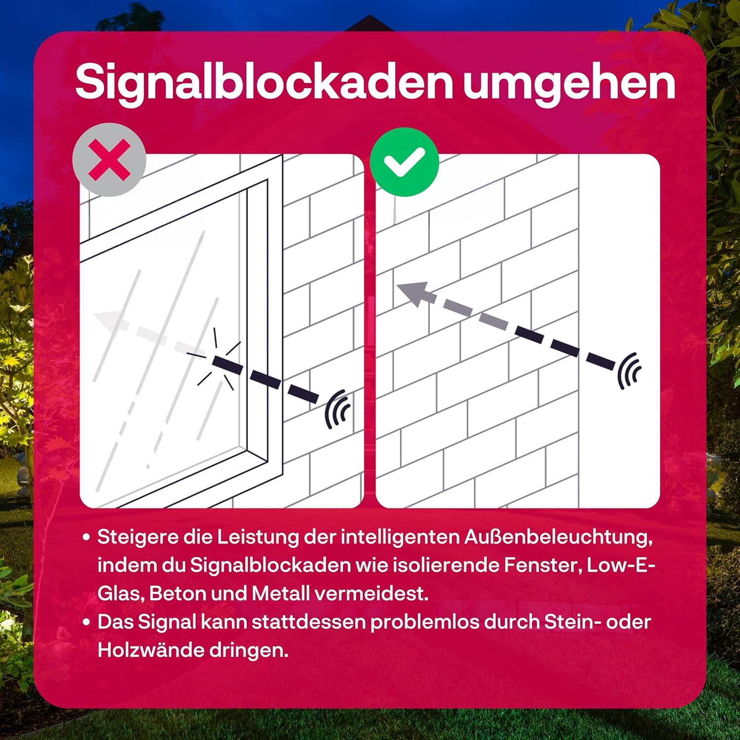 innr Smart Gartenstrahler, Zigbee, Funktioniert mit Hue* und Alexa (Bridge erforderlich), White & Color, LED Strahler, Spotlicht außen, Außenlampe, IP67 wasserdicht, Komplettset (3-Pack)