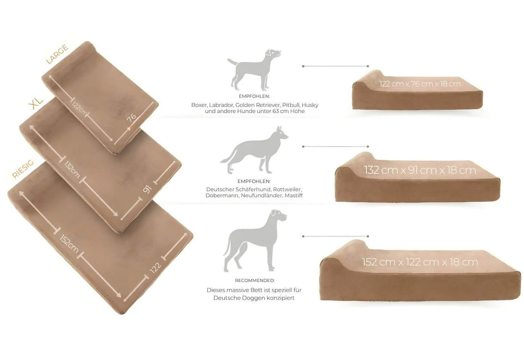 CozyNest – Lussuosa cuccia per cani di taglia grande con comfort e stile