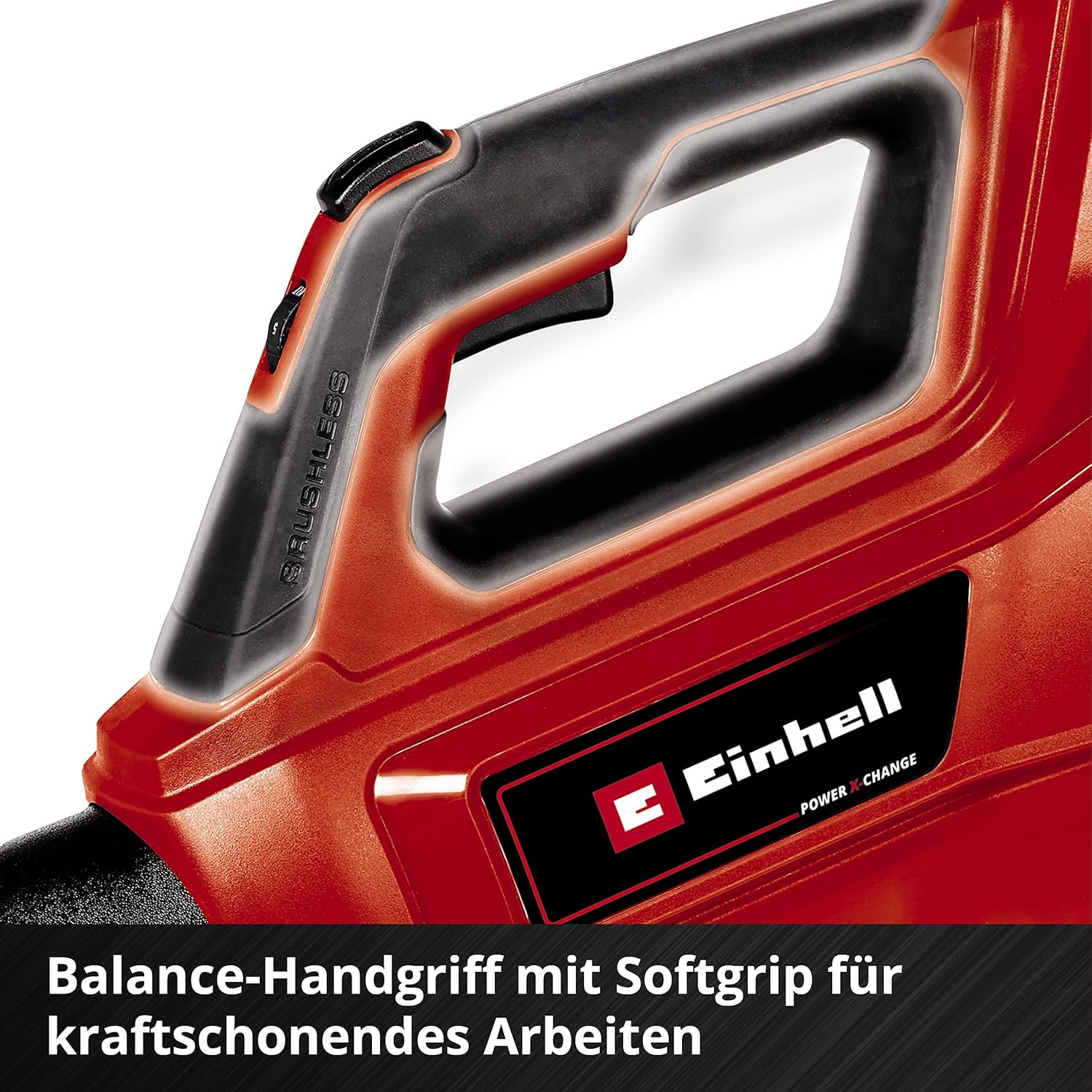 Einhell Soffiatore a batteria professionale GP-LB 36/210 Li E-Solo Power X-Change (Agli ioni di litio, potenza di soffiaggio 816 m³/h, interruttore turbo, tubo a 3 livelli e rimovibile, senza batteria e caricabatteria)