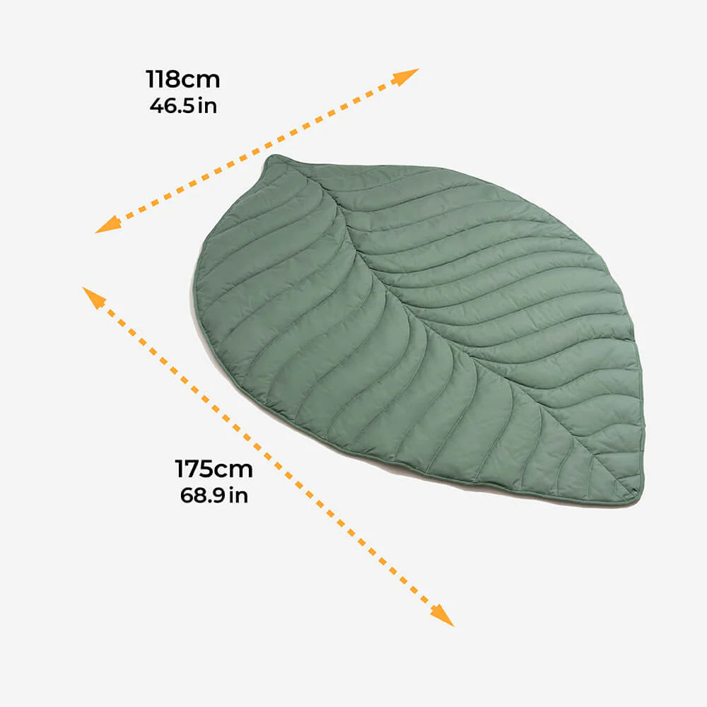 Coperta per cani a forma di foglia per persone - Tappetino comfort extra large