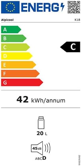 Alpicool K25 25 Liter Kühlbox Kühlschrank Gefrierbox Mini tragbare Elektrische Kühlbox 12/24V DC für Auto, Lkw, Boot und Steckdose mit USB-Anschluss, -20℃-20℃