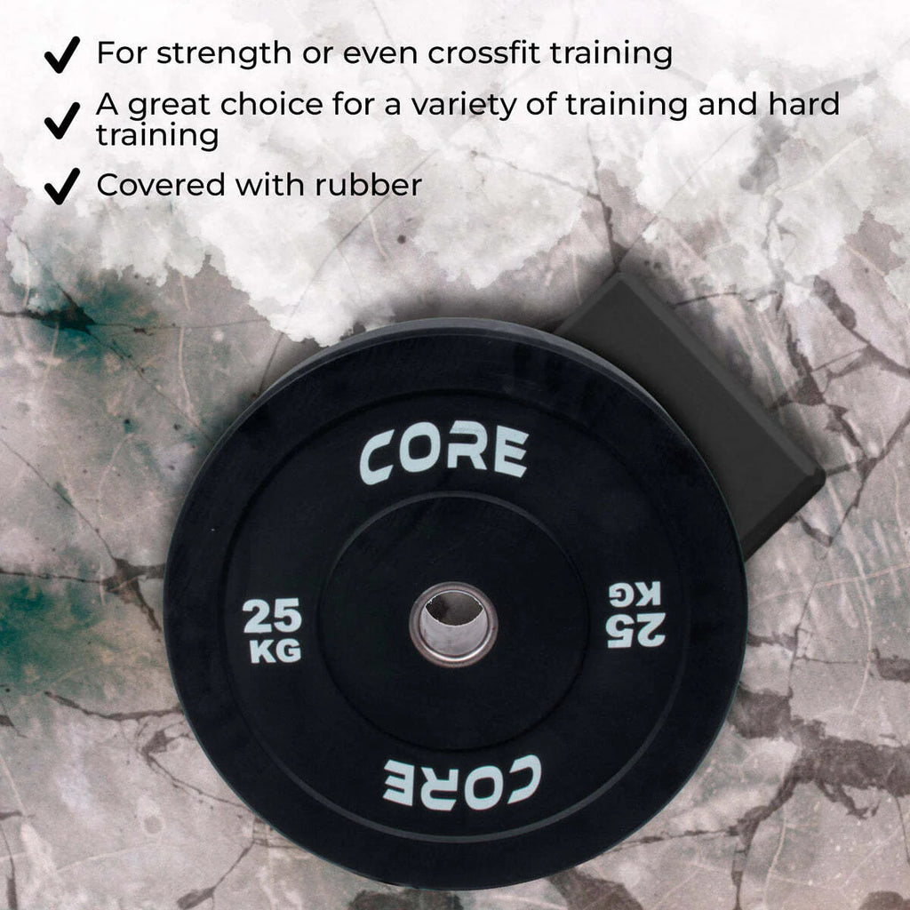 Piastra Bumper Core 50 mm, 5-25 kg