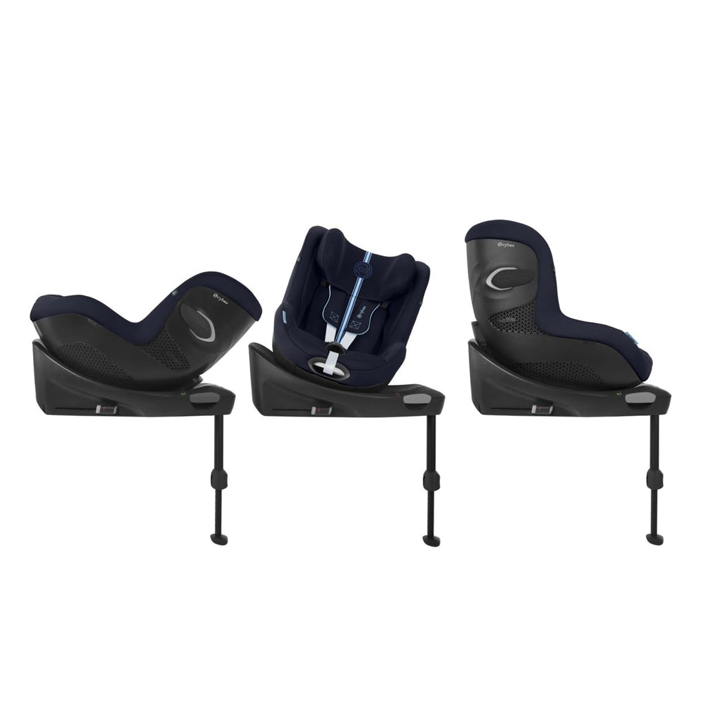Seggiolino auto CYBEX Gold Sirona Gi i-Size Plus con base, Da 3 mesi a 4 anni circa (Dalla nascita con inserto per neonati), Max. 20 kg, 61-105 cm (Da 40 cm con inserto per neonati), Stormy Blue