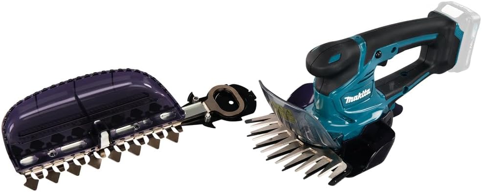 Makita UM600DSMEX Akku-Gras-Strauchschere 12V max, 4,0 Ah, 2 Akkus BL1041B, Ladegerät DC10SB, inklusive Schnittgutsammler