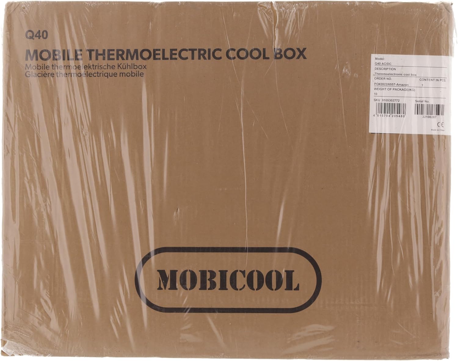 Mobicool Q40 AC/DC Frigorifero Portatile Elettrico in Alluminio, 39l, 12/230V, per Auto, Camion, Barca, Camper, Furgone