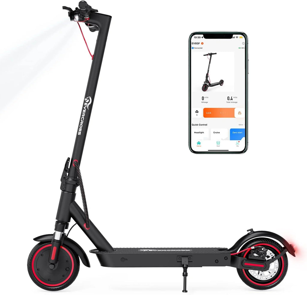 Monopattino Elettrico EVERCROSS EV85F – Motore 350W, 25 km/h, Pneumatici da 8,5 pollici, IP54, Pieghevole
