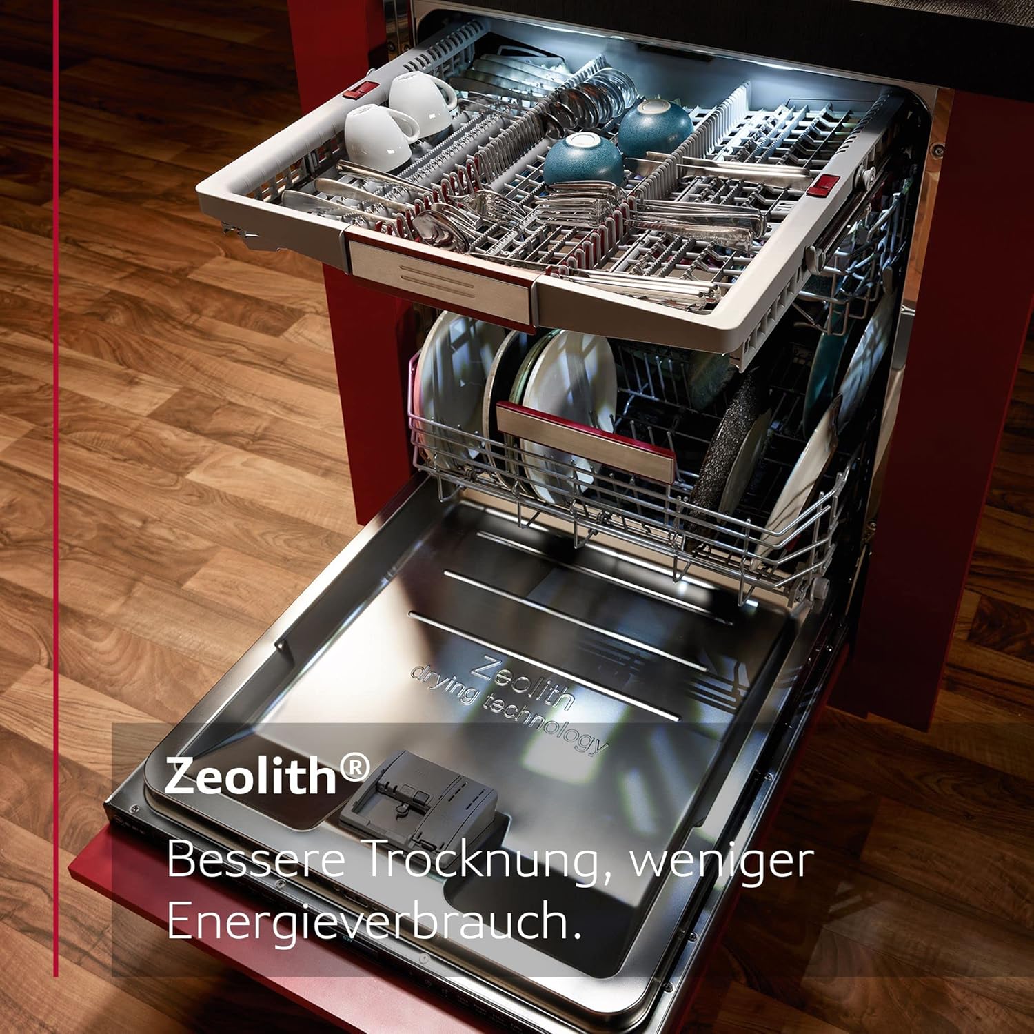 NEFF S157YCX03E, N 70, Lavastoviglie smart a scomparsa totale, 60 cm, cassetto per posate, Made in Germany, Asciugatura Zeolith, lavastoviglie particolarmente silenziosa, cestello superiore regolabile in altezza, forte pressione di spruzzo
