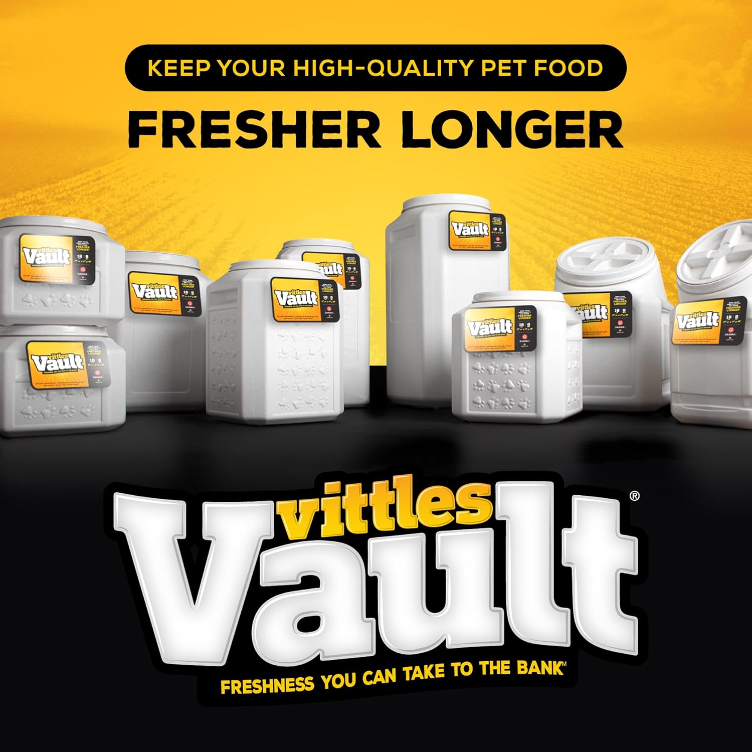 Contenitore per alimenti per animali Gamma2 Vittles Vault, 36,3 kg