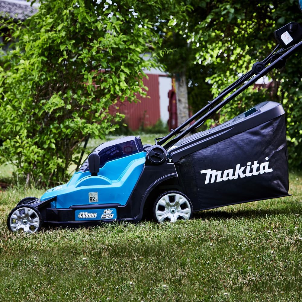 Makita DLM432Z Tosaerba a batteria 2x18 V (senza batteria, senza caricabatterie)