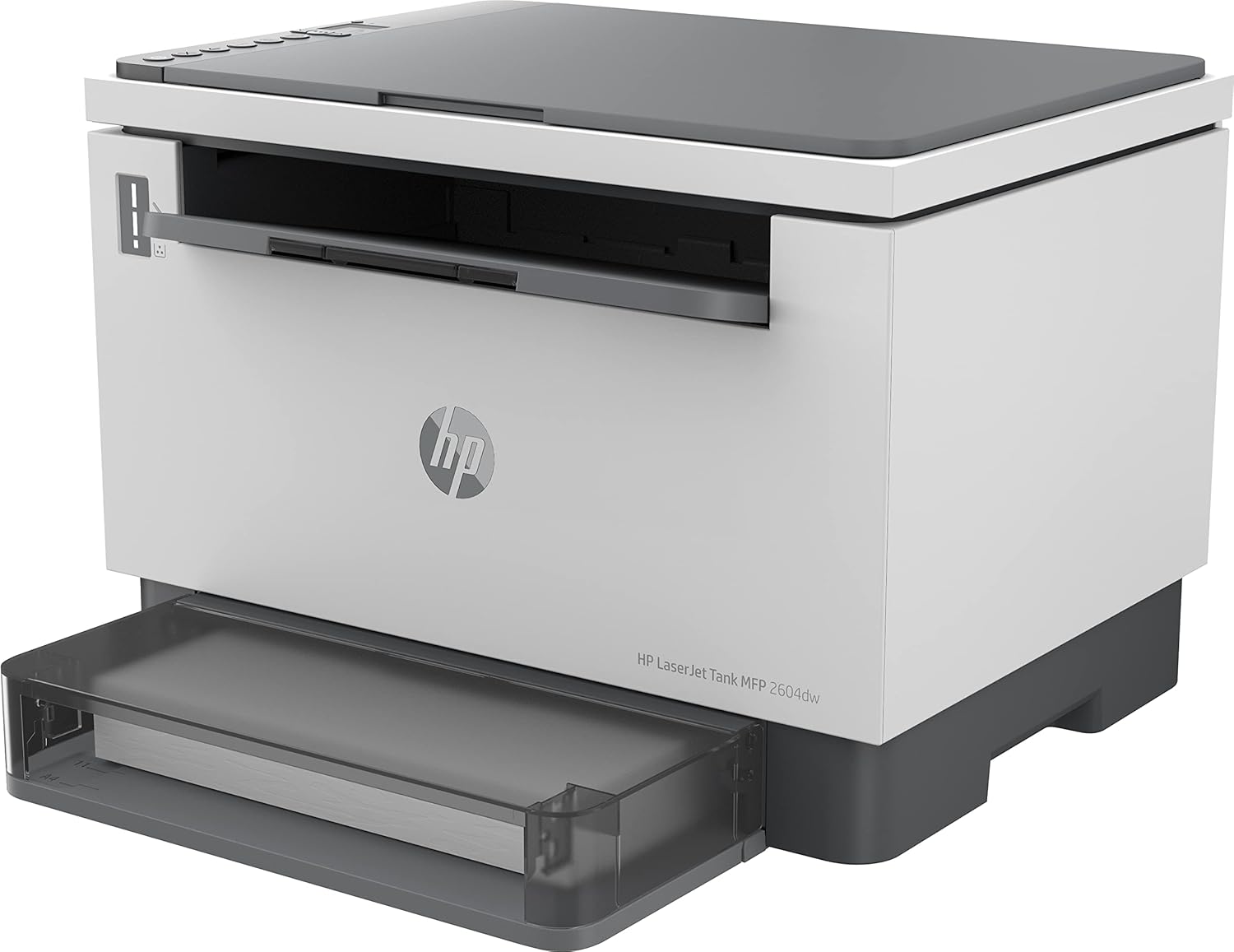 HP Laserjet Tank MFP 2604dw Laserdrucker, Drucker, Scanner, Kopierer, HP Smart App, inklusive Original HP Toner für bis zu 5000 Seiten, 23 Seiten/Min, beidseitig drucken, bis 600 x 600 DPI, Monochrom