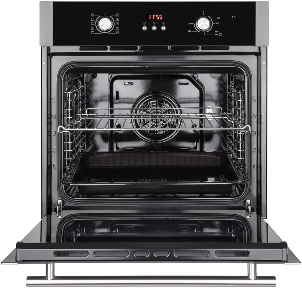 KKT KOLBE Autarkes Herdset | 60cm Einbaubackofen BO8805SS | 59cm Induktionskochfeld IH85900RL | Grill | Heißluft | Automatik-Timer | 2-fach Wärmeschutzverglasung | Kindersicherung | SET8805IH859RL