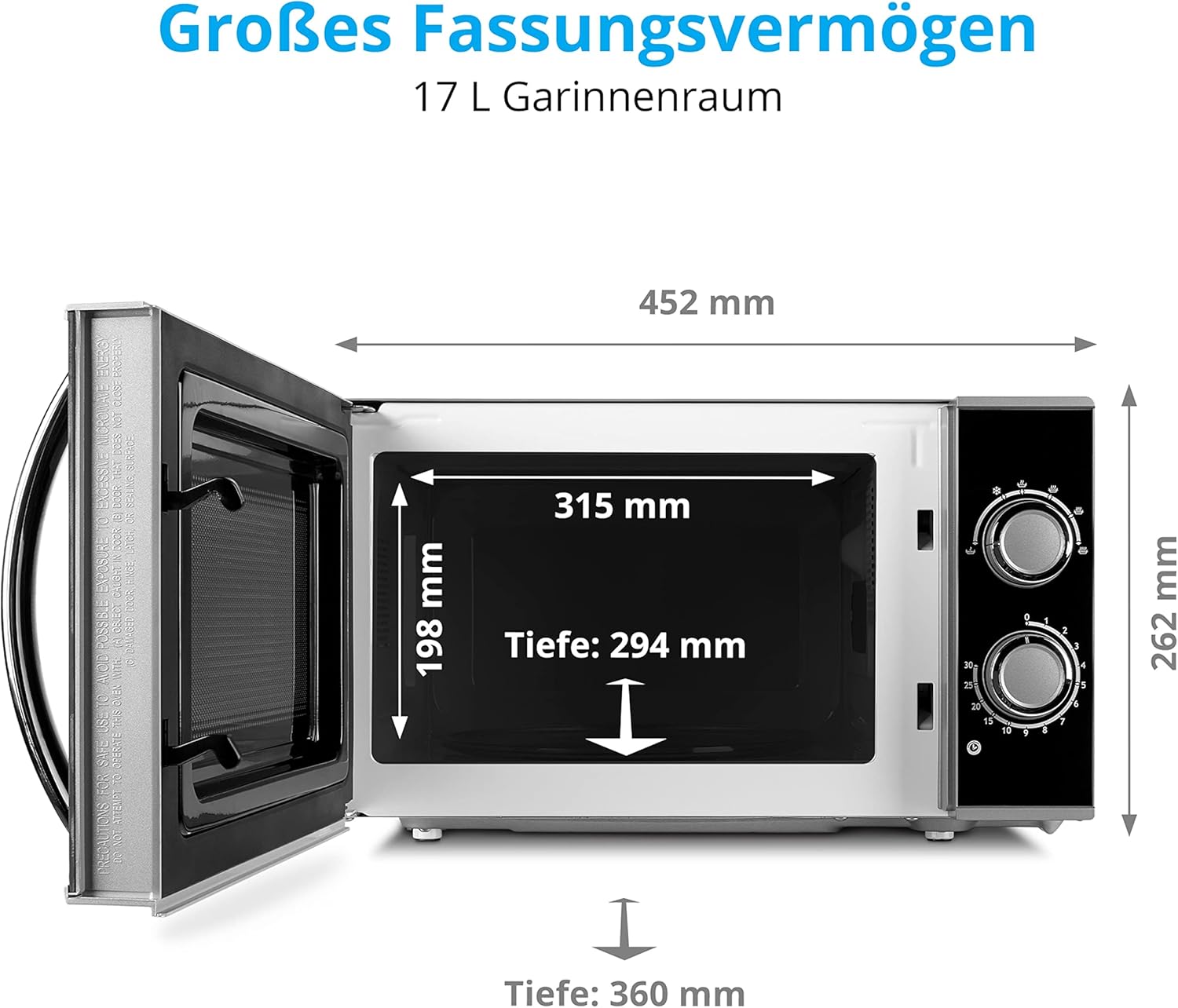 MEDION Forno a microonde (20 litri, 700 watt, compatto e salvaspazio, 5 livelli di potenza, funzione scongelamento, timer, MD11475) bianco