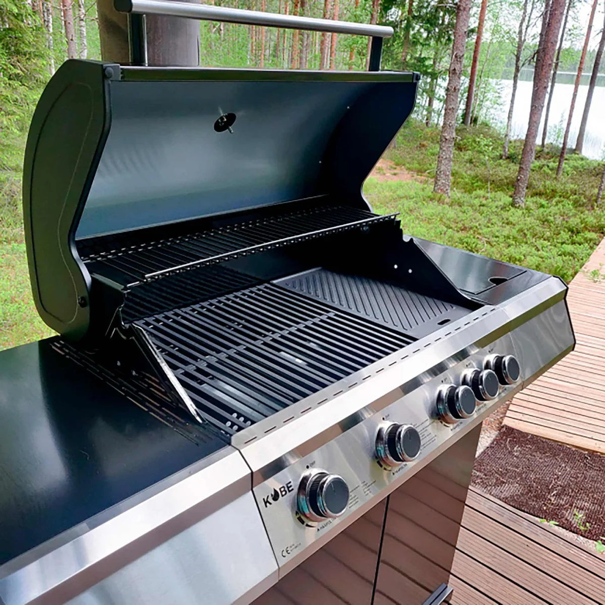KOBE Barbecue a gas STYLE BLACK 2023 4+1