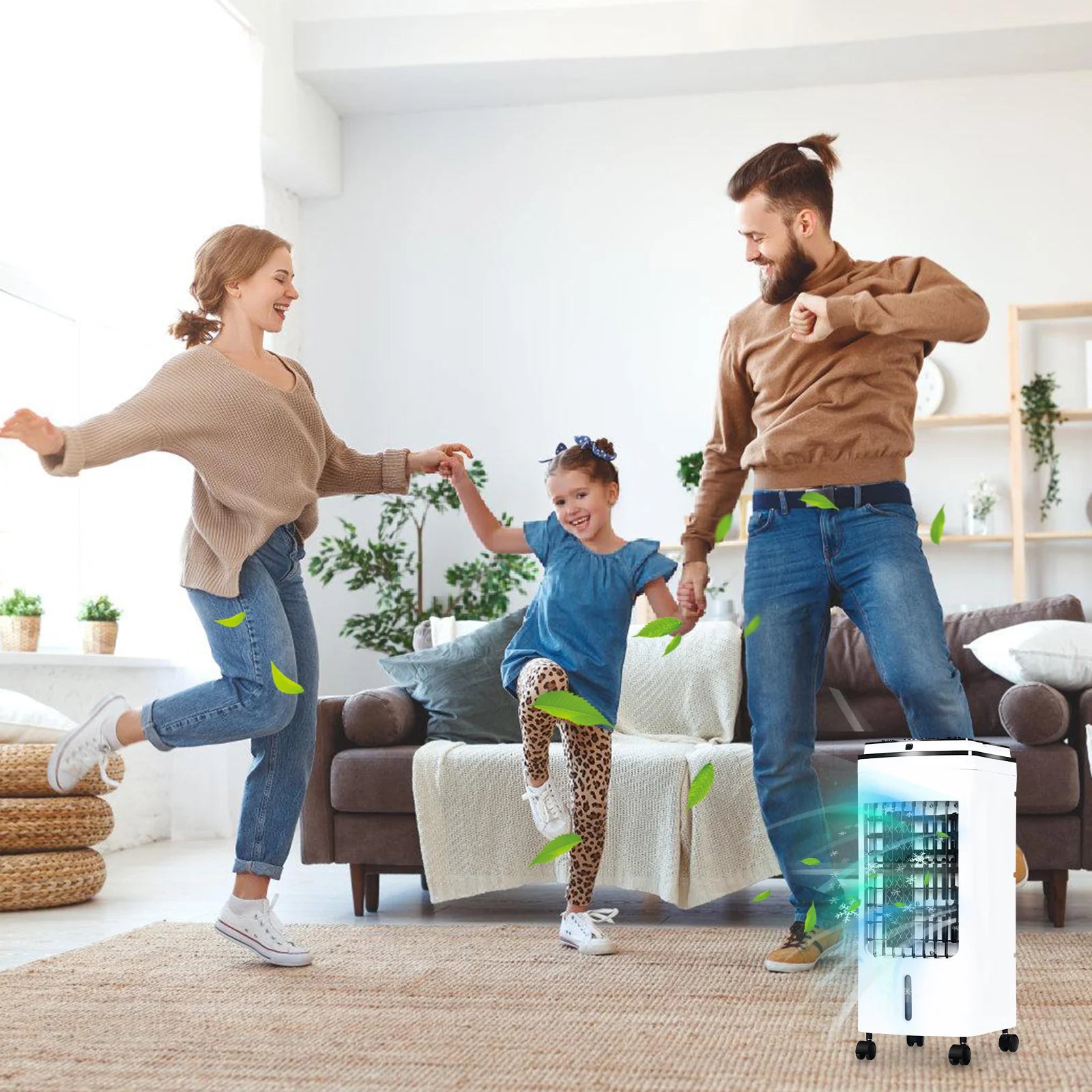 Sonnewelt Ventilatore Mobile per Aria Condizionata 4 in 1