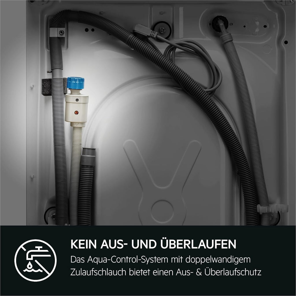 AEG L7WBA60680 Lavasciuga / DualSense - cura delicata / 8 kg lavaggio / 5 kg asciugatura / D / a risparmio energetico / ProSense - regolazione automatica del carico / Funzione aggiungi indumento / ProSteam - funzione vapore rinfrescante / 1600 giri/min